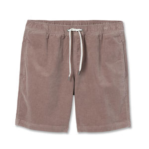 Pantalones cortos de pana para hombre hechos de algodón orgánico con un diseño casual con bolsillos y cordón ajustable Pure Cotton - Product Image 5