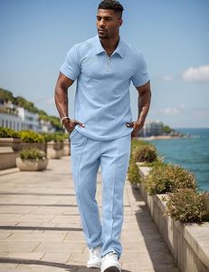 Ensemble de survêtement unisexe pour hommes et femmes, en polyester à séchage rapide, prix d'usine - Product Image 2