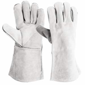 Guantes DE SEGURIDAD DE CUERO dividido de piel de vaca de calidad superior Abrasión de alto rendimiento Resistente al calor para la construcción Guante contra incendios - Product Image 1