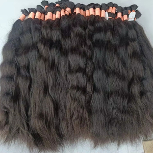 100 por ciento de cabello virgen indio crudo de alta calidad Color natural a granel un donante cabello virgen indio al por mayor precios a granel proveedor - Product Image 6