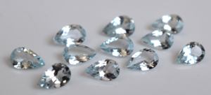 Aguamarina Natural Corte Pera 3x5 mm - Aguamarina Suelta de Primera Calidad - Product Image 4