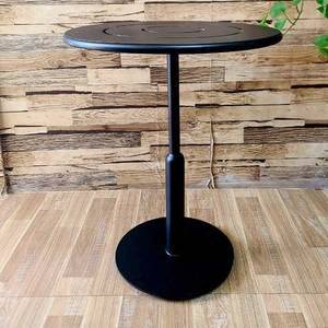 Small Round Outdoor <b>Table</b> CFD68163 Iron Frame with Tonn Round Top Durable and Stylish - Product Image 4