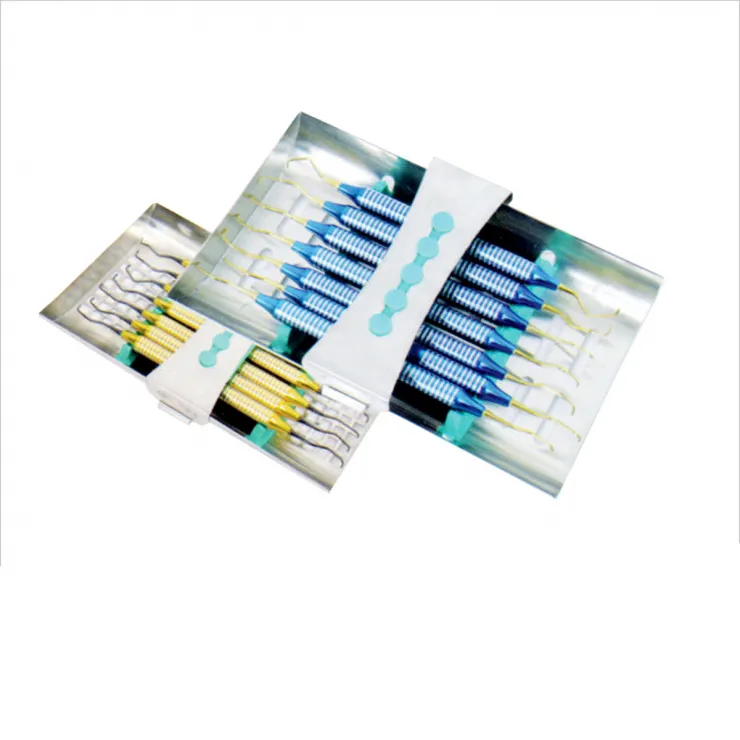सर्जिकल ग्रेड दंत ट्रे समग्र भरने के उपकरण किट सेट 7 Pcs स्टेनलेस स्टील कैसेट ट्रे