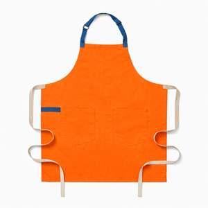 Custom Logo Custom Reusable Cotton Women Waterproof Promotional Cotton <b>Kitchen</b> <b>Apron</b> for Waiter <b>Apron</b> - Product Image 1