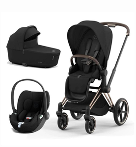 EJI GENUINE E-Pri-am Système de voyage 3-en-1 avec poussette Cloud T Plus Sepia Black Industrial Grade OEM - Product Image 2