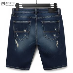 กางเกงขาสั้นลำลองกีฬาแห้งเร็วสำหรับผู้ชายกางเกงขาสั้นลำลองระบายอากาศสีพื้นพิมพ์โลโก้ตามสั่ง - Product Image 2