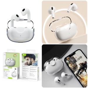 Audífonos Inalámbricos Intraurales Home Digitalome EP-72-1 Blancos con Micrófono Impermeables Conectores Tipo C para Gaming en Teléfono Móvil - Product Image 2