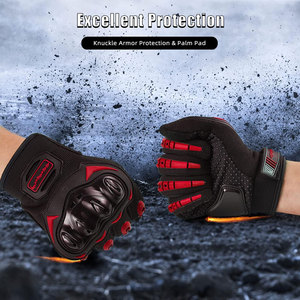 Gants de conduite en cuir confortables pour toutes les saisons, protection renforcée, rembourrage de sécurité, équipement de moto, gants de conduite en cuir - Product Image 4