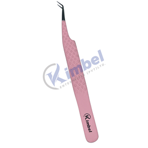 Pince à épiler d'extension de cils pour cils volumineux Outils de pince à épiler à pointe en fibre incurvée professionnelle - Product Image 2