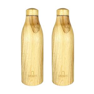 Bouteille d'eau brillante en cuivre pur avec motif de mandala gravé et finition polie pour les utilisateurs de style de vie holistique - Product Image 4