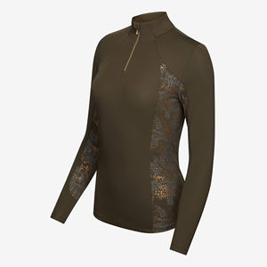 Gran oferta, camisas ecuestres personalizadas, capa Base de equitación impresa por sublimación de manga larga para deportes ecuestres, Pakistán directo - Product Image 3