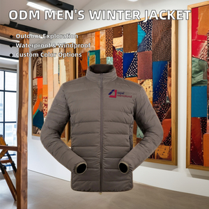 Chaqueta de bombardero unisex ODM invierno PU salvavidas cortavientos cremallera cierre Puffer/a prueba de viento deportes béisbol baloncesto - Product Image 3