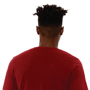 Unisex Essential V-Neck Tee in <b>Black</b> 100% Airlume Combed & <b>Ring</b> Spun Cotton 32 Single 4.2 Oz Stylish Formal - Product Image 6