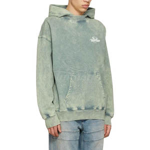 Offre Spéciale pas cher prix hommes Basics acid wash sweats à capuche meilleure qualité à manches longues produit de qualité supérieure à capuche - Product Image 2