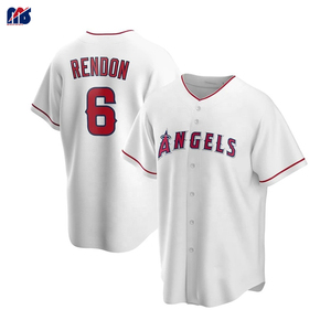 Jersey de béisbol de manga corta con botones para hombre, Jersey de béisbol con sublimación y bordado, color blanco, venta al por mayor - Product Image 6