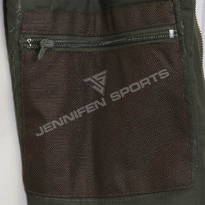 Gilet de chasse imperméable en Gore-Tex grande taille pour l'hiver, bandes de cartouches, tissu en toile de coton/nylon, fermeture éclair, poches avant - Product Image 6