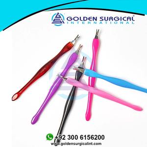 Pousse-cuticules en acier inoxydable pour enlever les peaux mortes, pince à ongles, gel à ongles, outils de manucure, accessoires de soin des ongles - Product Image 5