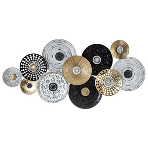 Arte de pared de metal hecho a mano superventas, arte de pared decorativo de lujo de alta calidad personalizado para sala de estar y dormitorio, novedad - Product Image 2