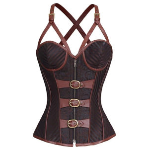 Corset en cuir véritable pour femmes, haut sexy, shapewear moderne, corset pour grandes tailles, respirant, de la meilleure qualité à bas prix - Product Image 1