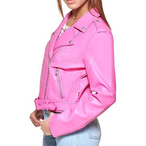 Veste en cuir durable de meilleure qualité pour femmes Automne hiver Veste en cuir véritable respirante pour femmes - Product Image 5