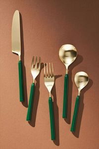 Décoration de table à manger en métal et laiton Royl Set de couverts Home Decor Wedding and Party Use - Product Image 2