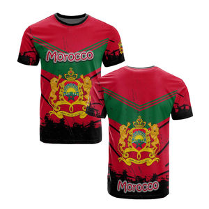 Maillot de football spécial de l'équipe nationale du Maroc avec drapeau marocain et motif Kente - Product Image 2