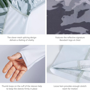 Jersey de pesca de secado rápido UPF 50 de manga larga para hombre personalizado 100% poliéster nuevo diseño sublimado de punto informal - Product Image 6