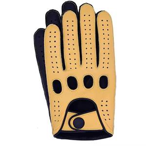 Guantes de conducción profesionales de alta calidad de cuero con logotipo personalizado-Guantes de conducción de cuero genuino de calidad duradera de la mejor tarifa - Product Image 5