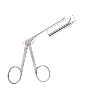 HOUSE BELLUCCI Tijeras Manuales Rectas para Oídos, Modelo Fino, Hoja de 4.5mm, Juego de 2 Tijeras de Precisión de Acero Inoxidable, Certificación CE - Product Image 2