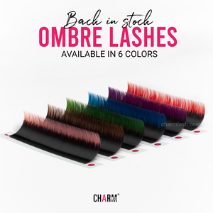 Extensiones de Pestañas Ombre Coreanas de Fibra PBT BC, Bandejas de Colores, Ligeras, Veganas, de Alta Calidad, Hechas a Mano - Product Image 6