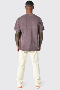 T-shirts délavés à l'acide de haute qualité de créateur personnalisé Vente de gros T-shirts délavés à l'acide vintage vierges pour hommes - Product Image 5