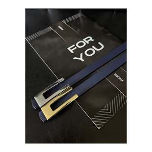 Ceinture fine pour femme à boucle, design 2 pièces, ceinture pour veste, ceinture pour chemise, ceinture pour robe - Bleu marine - LSG - Product Image 2