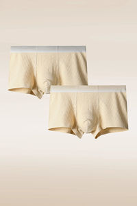 Calzoncillos Boxer Deportivos Clásicos de Verano para Hombre, de Tiro Alto, Finos, Antibacterianos, de Algodón y Elastano, Sin Costuras, Transpirables, de Secado Rápido - Product Image 4