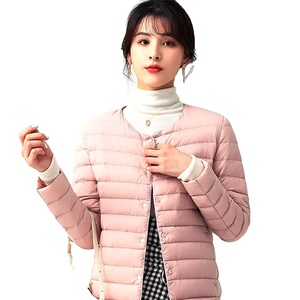 Custom <b>Womens</b> Lightweight Puffer <b>Jacket</b> Slim Fit Quilted Winter Coat Warm Insulated Windproof Casual Outdoor Fashion Stand - Product Image 1