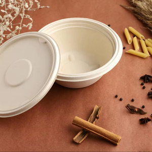 ภาชนะบรรจุอาหารแบบใช้แล้วทิ้งเป็นมิตรกับสิ่งแวดล้อมสำหรับการเตรียมอาหารและบริการอาหารกลางวันสำนักงานภาชนะบรรจุอาหารรีไซเคิลสำหรับการจัดเลี้ยงในสถาบัน - Product Image 1