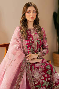 Lehenga Choli Pakistaní Indio de Chifón Bordado para Fiesta con Elegante Adorno, Tela Acrílica que Absorbe la Humedad - Product Image 5