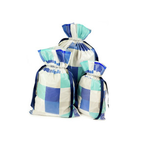 Bolsa de Regalo Resistente de Polipropileno Azul Cuadrada Martom, Tamaño Grande 40X56 - Product Image 2