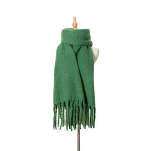Chal de Pashmina de Invierno para Mujer, Marca Personalizada, Grueso, Extragrande, con Logotipo de Conejo, Bufanda de Cachemira Sólida con Patrón de Argyle - Product Image 6