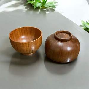 Bol poli en bois de mangue en céramique nouvellement conçu pour servir la soupe de fruits de salade ou comme pièce maîtresse de cuisine de décor de table - Product Image 3