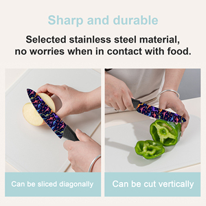 Juego de 4 Cuchillos de Cocina de Cerámica con Mangos de Plástico, Nueva Tendencia, Suministro al por Mayor en Existencia, Dropshipping para eBay y Shopify - Product Image 6