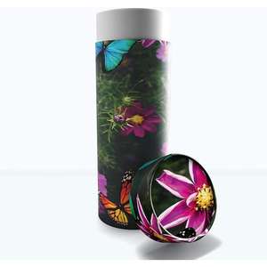 Urne humaine imprimée de fleurs biodégradables cercueil funéraire de rivière d'eau extérieure cendres de crémation cercueil urnes de crémation - Product Image 3