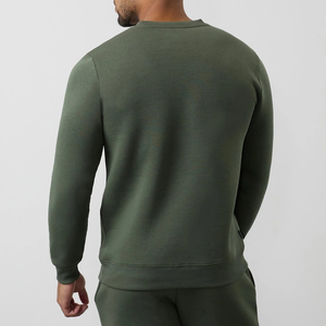 Vente en gros 100% coton hommes sweat lourd 500GSM personnalisé imprimé Logo Plus Size Drop Shoulder Hommes Hoodies & Sweatshirts - Product Image 3