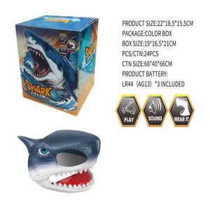 قناع سمك القرش وصل حديثًا ، قناع زي السمك ، أزياء جديدة للحفلات ، حيوانات بلاستيكية صلبة من الهالوين - Product Image 2