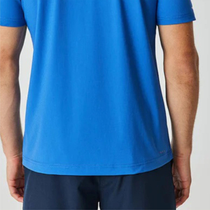 เสื้อยืดออกกำลังกายแขนสี่ส่วนของผู้ชายแบบพรีเมี่ยมคอกลมผ้าถักกันความชื้นแห้งเร็วสำหรับฝึกซ้อมยิมและกีฬา - Product Image 6