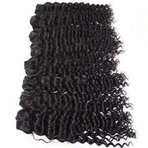 Vente en gros 10-40 pouces lâche vague profonde Afro Style vague d'eau vison ruban profond trame de cheveux 100% Extensions de matières premières humaines Vietnam - Product Image 2