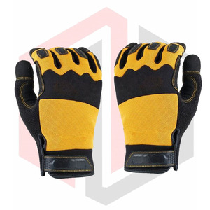 Guantes de seguridad de protección personal de fábrica Material sintético para trabajo mecánico Guantes DE TRABAJO PPE para mecánicos - Product Image 6