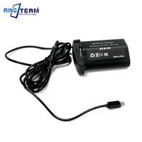 Adaptateur PD TYPE-C à batterie factice LP-E4 LP-E19, coupleur cc DR-E4 pour Canon 1DX MARK 2 1DX 1DS MARK 3 1D MARK 4 EOS R3