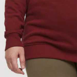 เสื้อสเวตเตอร์คอกลมแขนยาวผ้าฝ้ายขนแกะ100% เสื้อสวมหัวโอเวอร์ไซส์สไตล์ใหม่ออกแบบได้ตามที่ต้องการ - Product Image 6