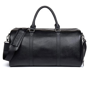 Bolsas de Viaje de Cuero Genuino de Primera Calidad, Forro de Poliéster, Color y Logotipo Personalizables, Amplias, Casuales, para Viajes y Actividades al Aire Libre, OEM/ODM - Product Image 1
