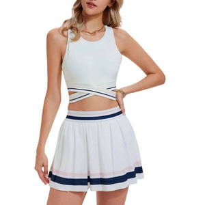 Conjunto Deportivo de Moda para Mujer, Falda Corta Informal para Pickleball, con Cintura Cómoda, para Deportes al Aire Libre y Fitness - Product Image 1